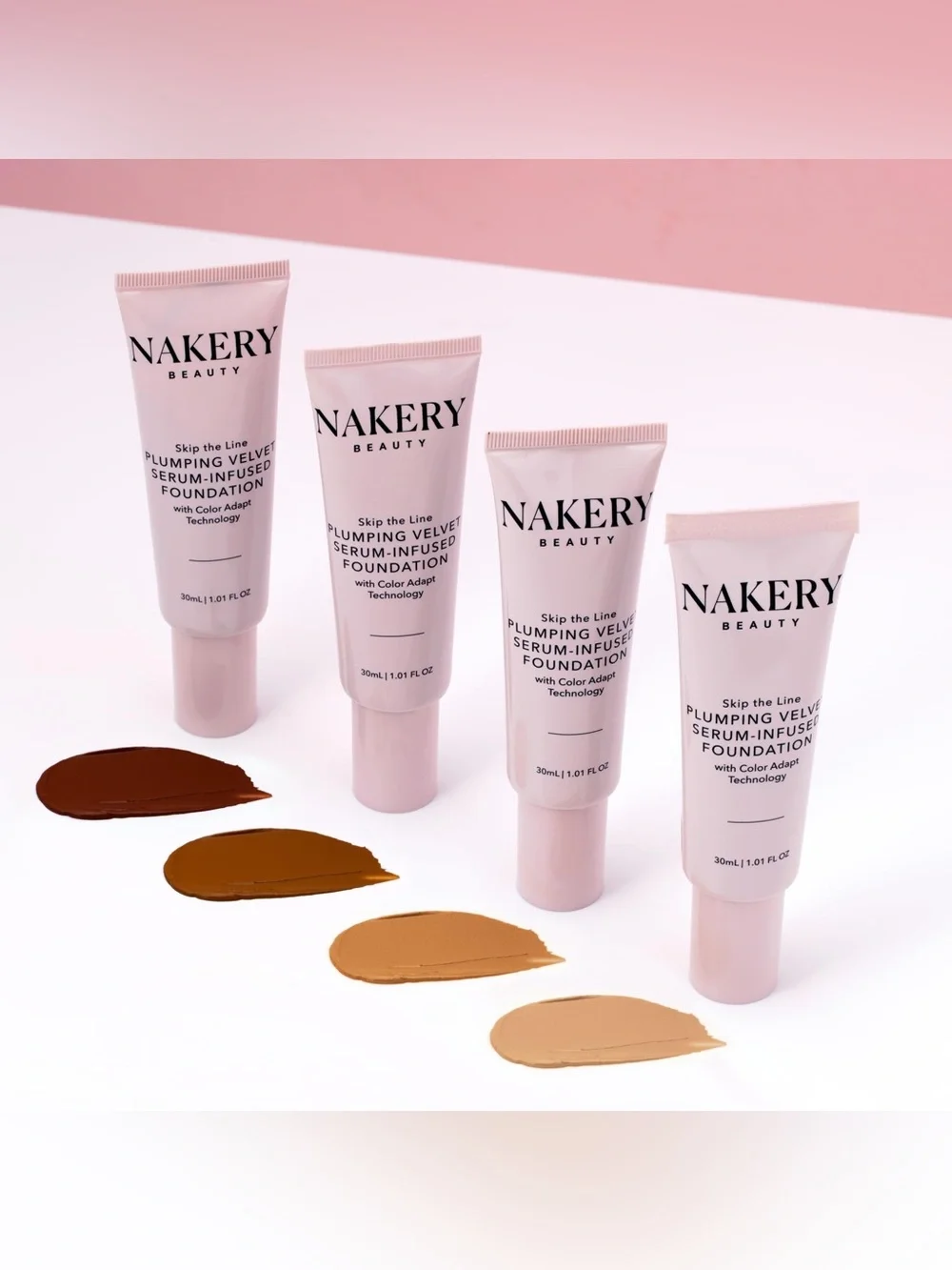 NEW LIGHT Nakery Beauty Plumping Velvet Serum Infused Foundation